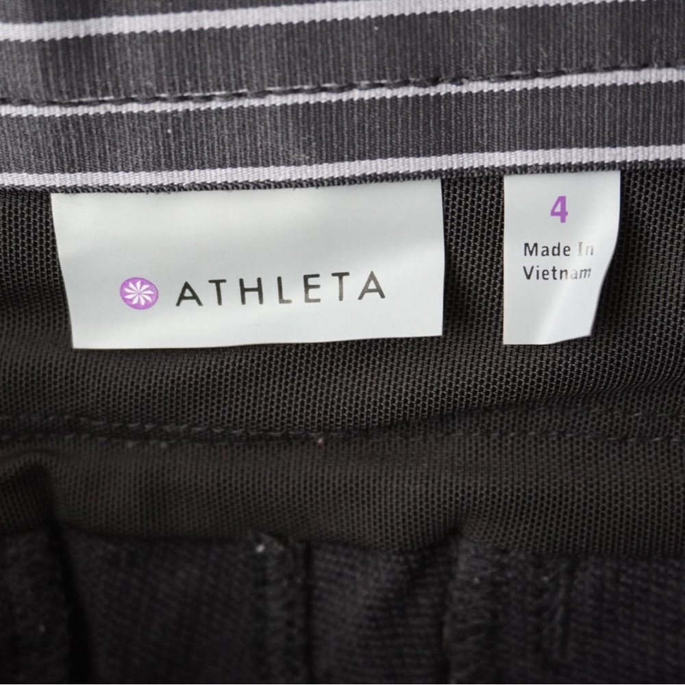 ATHLETA Wander Utility Pants Black‎ Size 4 Cargo Outdoor Hiking - Picture 11 of 16